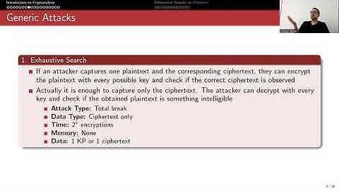 Block Cipher Cryptanalysis