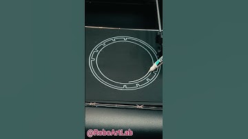 RoboArtLabor - Robot Draw Terrifying #skull #emblem 💀🤖🎨😨#robot #drawingrobot #drawing #robotart #art