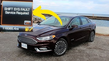 “Shift sys fault” warning in the Ford Fusion