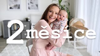 DENÍK MIMINKA | 2. MĚSÍC | Co miminko umí? 👶 | Belinka spí celou noc | Mimi&já