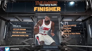 Best FINISHER BUILD ON NBA 2K20 “MOST OVERPOWERED SLASHER BUILD ON NBA 2K20