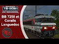 Train simulator 2021  bb 7258 et corails languedoc