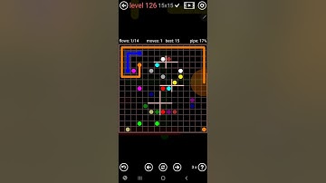 How To Solve Flow Free Star Field Pack Level 126 14x14 Board Walk Through Solution Walkthrough