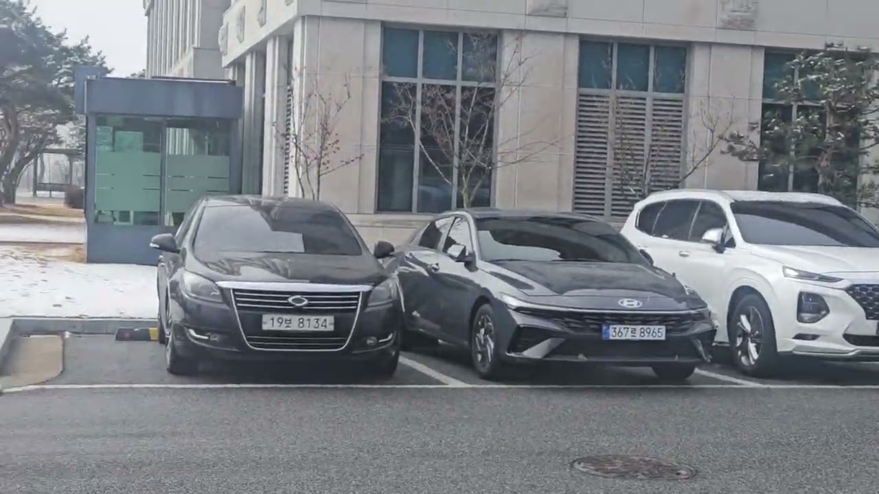 경북도청과 검무산의 설경. 대구경북통합의 기대