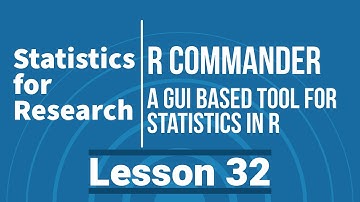 Een introductie tot R Commander (Rcmdr): basisstatistieken-GUI voor R