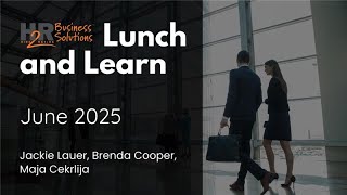 H2R's Lunch & Learn Webinar Series