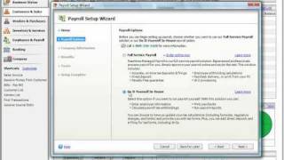 Peachtree Tutorial The Payroll Setup Wizard Sage Training Lesson 2.5
