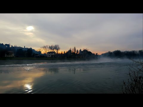 Relaxing River sound meditation,White Noise for Meditation and Stress Relief.