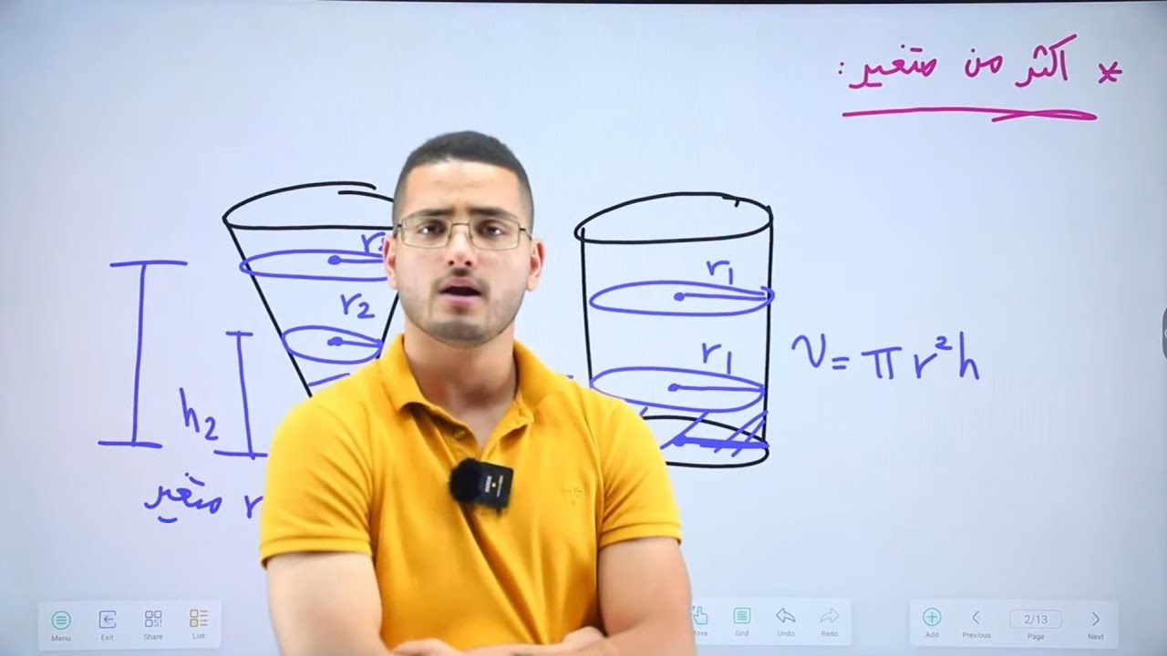 مكثف تطبيقات التفاضل (1) 🔥 | شرح كل الأفكار | أ. عبدالله نصار