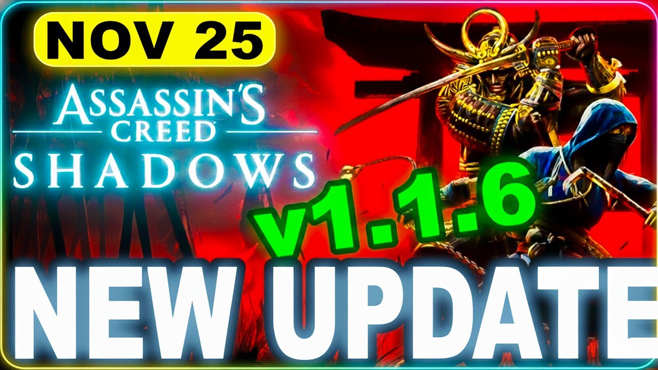 Обновление Assassin’s Creed Shadows 1.1.6 — совместная работа над «Атакой титанов», новые задания...