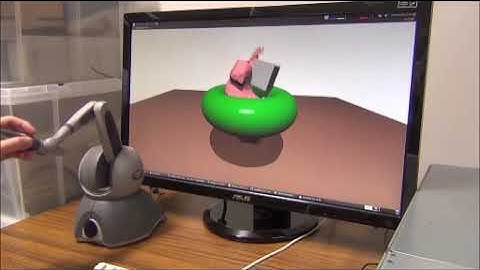 Haptic Rendering of Contact Between Rigid and Deformable Objects (ROBIO2016)