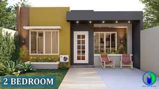 Small House Design | 2 Bedroom | Box type house design