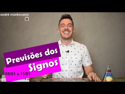 Previsões dos Signos| Horóscopo | 05/01 a 11/01 – André Mantovanni