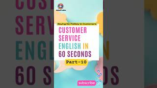Say No politely to a Customer in English | Customer Service English in 60 Seconds Part-10