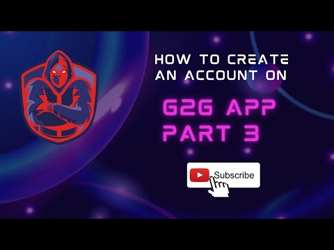 How to create an account on G2G earning platform