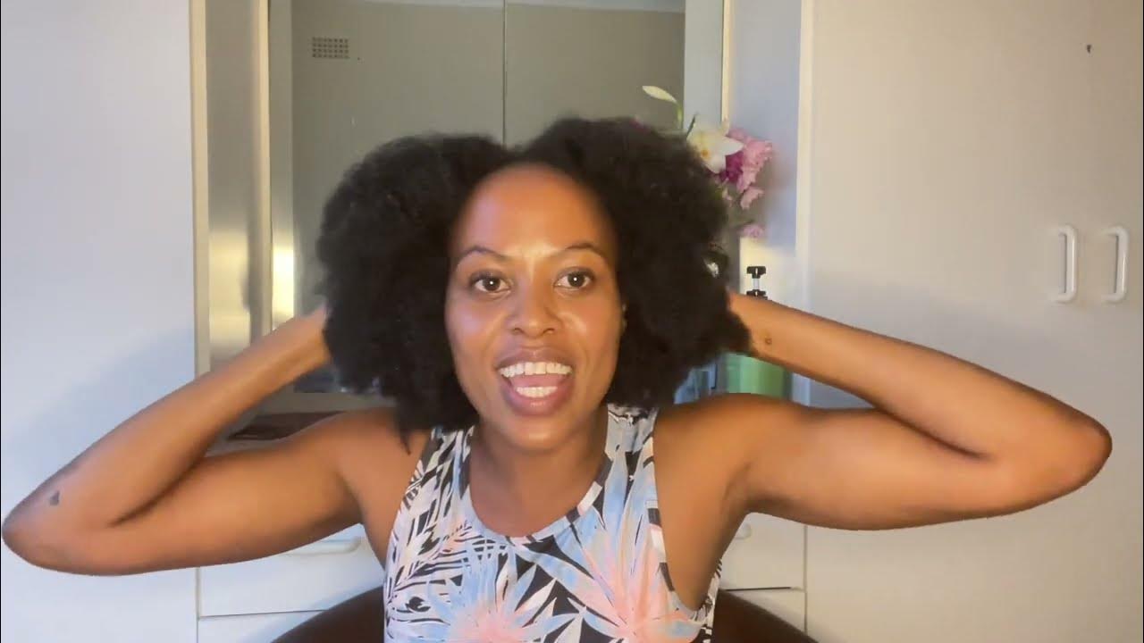  How to detangle your natural hair using a conditioner. - YouTube