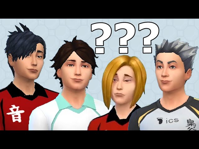 MAKING *MORE* HAIKYUU SIMS?! 