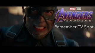 Avengers: Endgame -- Remember TV Spot (Fan Made)