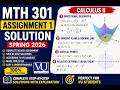 mth 301 assignment 1 solution spring 2026