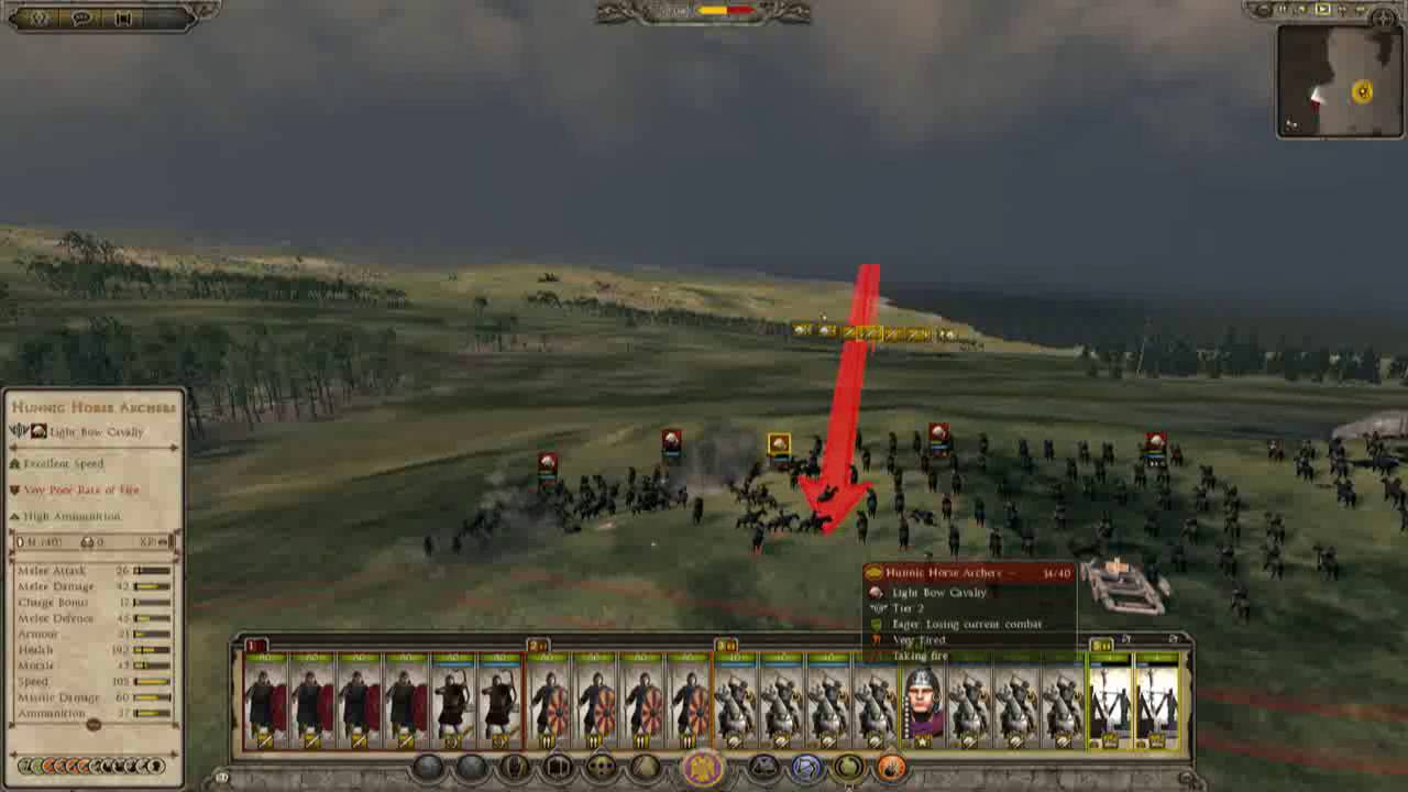 Total War Attila 東ローマ帝国1159 Vs フン族505 Segusio Youtube