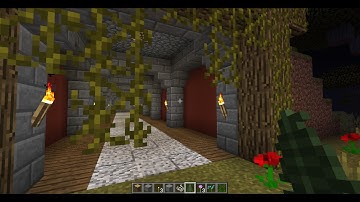 Minecraft Simple Mountain Tunnel Design