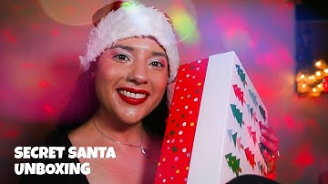 ASMR SECRET SANTA GIFT EXCHANGE WITH @MissAlyssaJordan