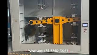 Air spring endurance testing machine with four stations.