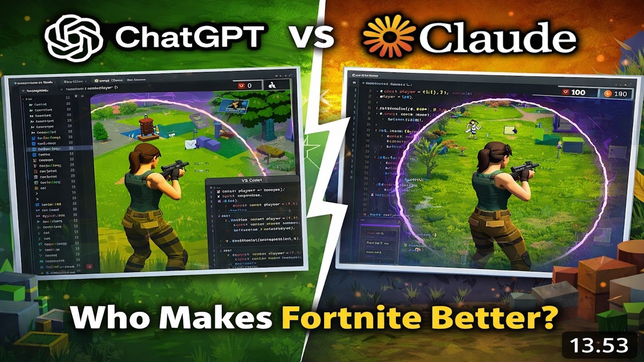 ChatGPT vs Claude: Who Rebuilds Fortnite Better?