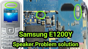 samsung e1200 ear speaker/back speaker problem solution step by step Hindi Indian Technology
