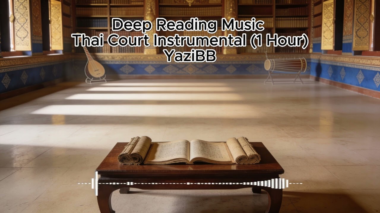 Deep Reading Music 📖 Thai Court Instrumental (1 Hour)