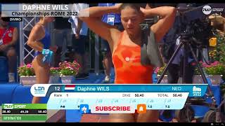 Daphne Wils L Elena Bertocchi 1M Spingboard L Championships Rome 2022