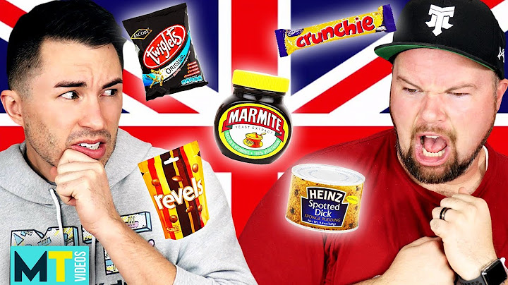 Americans Try Weird British Food for the First Time