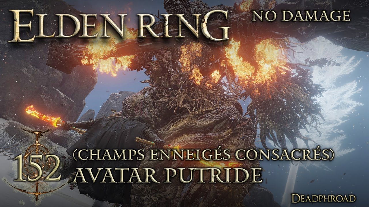 ELDEN RING - AVATAR PUTRIDE (CHAMPS ENNEIGES) | PUTRID AVATAR (SNOWFIELD)  (NO DAMAGE)