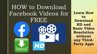HOW to Download Facebook Videos for FREE- No Third Party Apps Needed