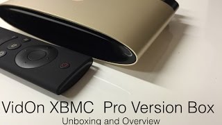 XBMC - VidOn XBMC Pro Version Android Media Centre Box - Unboxing & Overview