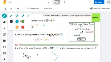 Convert Between Exponential and Logarithmic Forms