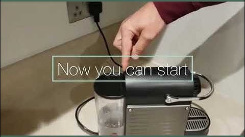 HOW TO USE Nespresso KRUPS coffee machine