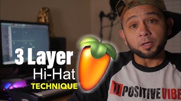 3 Layer Hi-Hat Technique 📛🎹 FL STUDIO 20