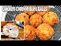 Chicken Cordon Bleu Balls | How to make Chicken Cordon Bleu | Chicken Recipe | Christmas Recipe image