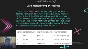 Cara menghitung IP Adress, Subnet Mask, Net ID