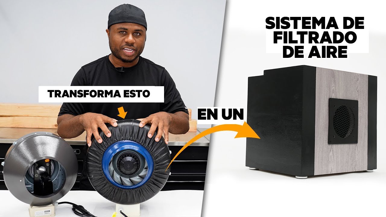 Sistema de filtro de AIRE casero de 440 CFM - YouTube
