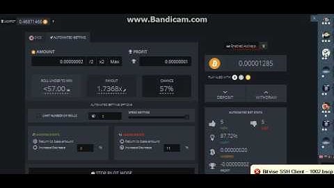 Best Bitsler strategy 2017  feb Make 1 Bitcoin 700$ IN The winning bot and ...