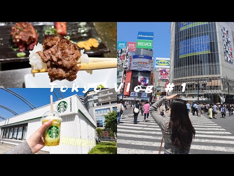 【Travel Vlog】東京自由行EP1🇯🇵第一次到羽田機場🛬十分推薦有超大房間的酒店🏨Shibuya Sky真的超full⋯⋯超多人排隊漢堡排店🌸 |melo’s diary|