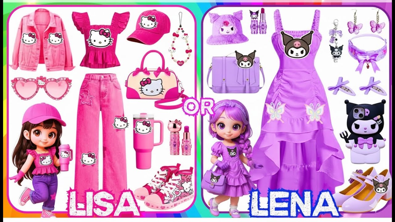 Giggle Picks Live Stream  LISA OR LENA 💚💜 