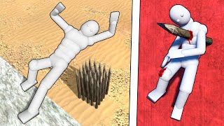 NPCs Take EPIC Falls on Spikes