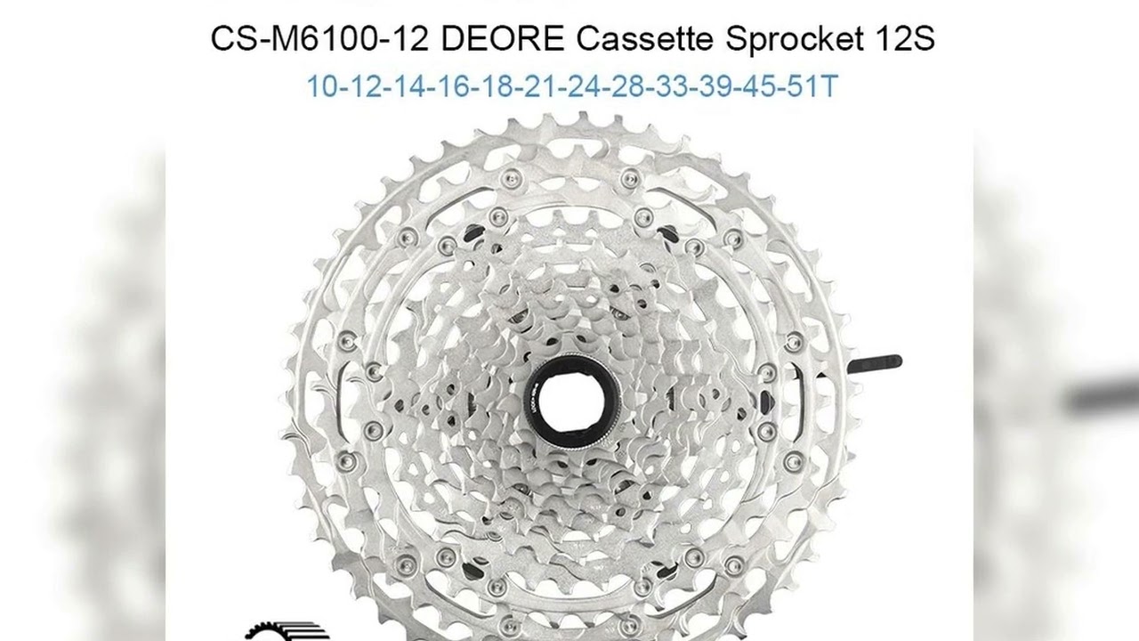 A must-have product! SHIMANO Deore M6100 Cassette 12 Speed Mountain Bike Flywheel 12V Variable 12S