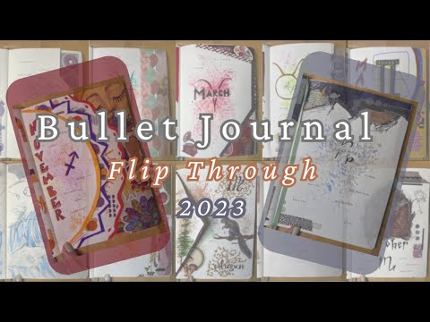 2023 BULLET JOURNAL // FLIP THROUGH