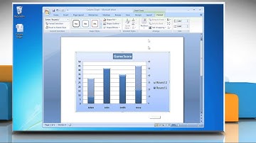 How to use Secondary Axes in Column (Vertical Bar) Graphs in Word 2007