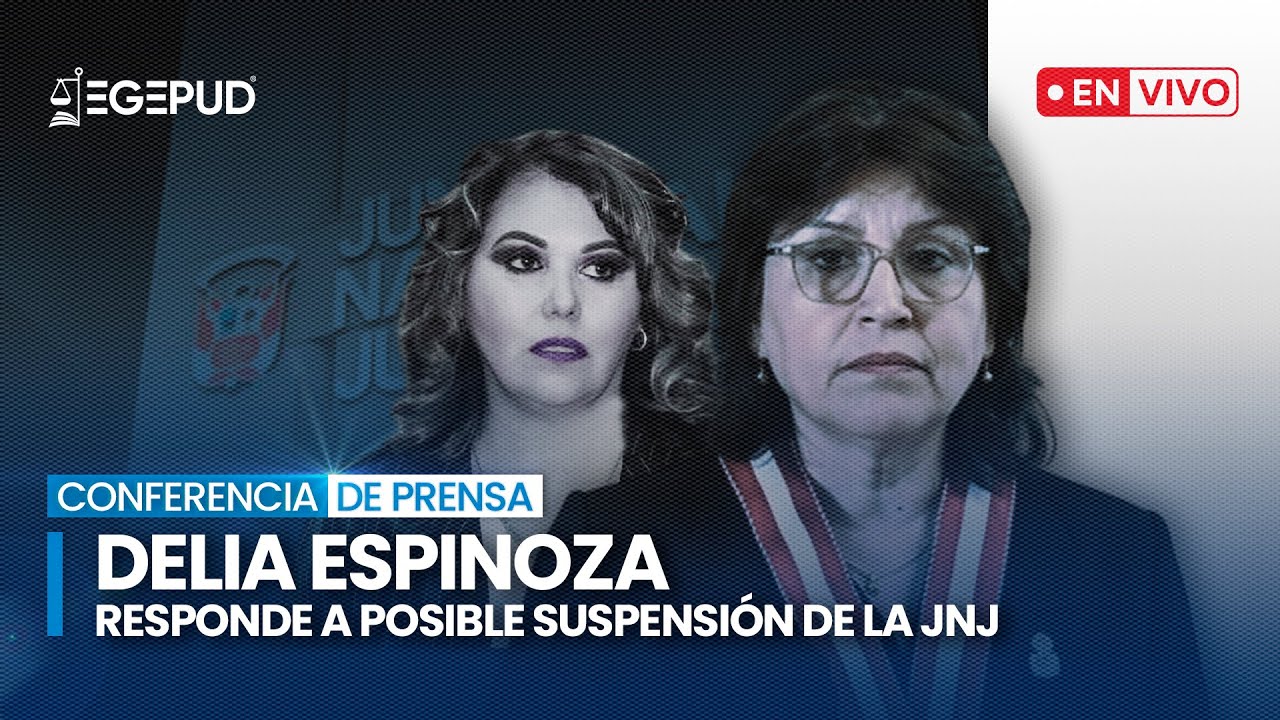 🔴En vivo I Fiscal de la Nación Delia Espinoza responde a POSIBLE SUSPENSIÓN de la JNJ