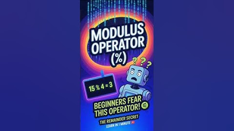 "How Modulus Operator (%) Works in C | Tutorial"#coding #codingshorts